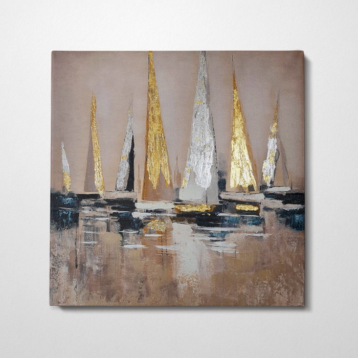 Wallity Pintura al óleo decorativa Multicolor 100 x 100 cm Wallity Pintura al óleo decorativa Multicolor 100 x 100 cm